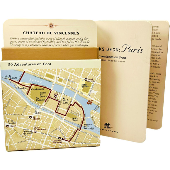 City Walks: Paris 50 Adventures on Foot Flashcards by Christina Henry de Tessan - Picture 3 of 9